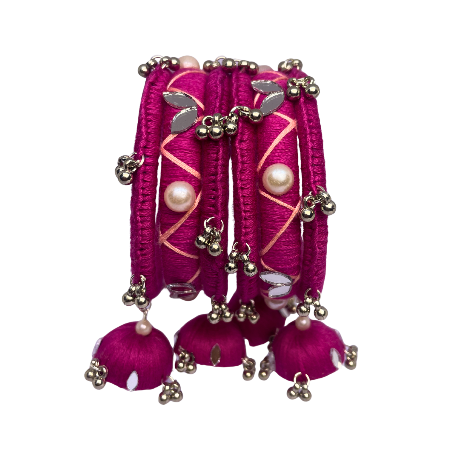 Cotton Thread Bangle Set for Women