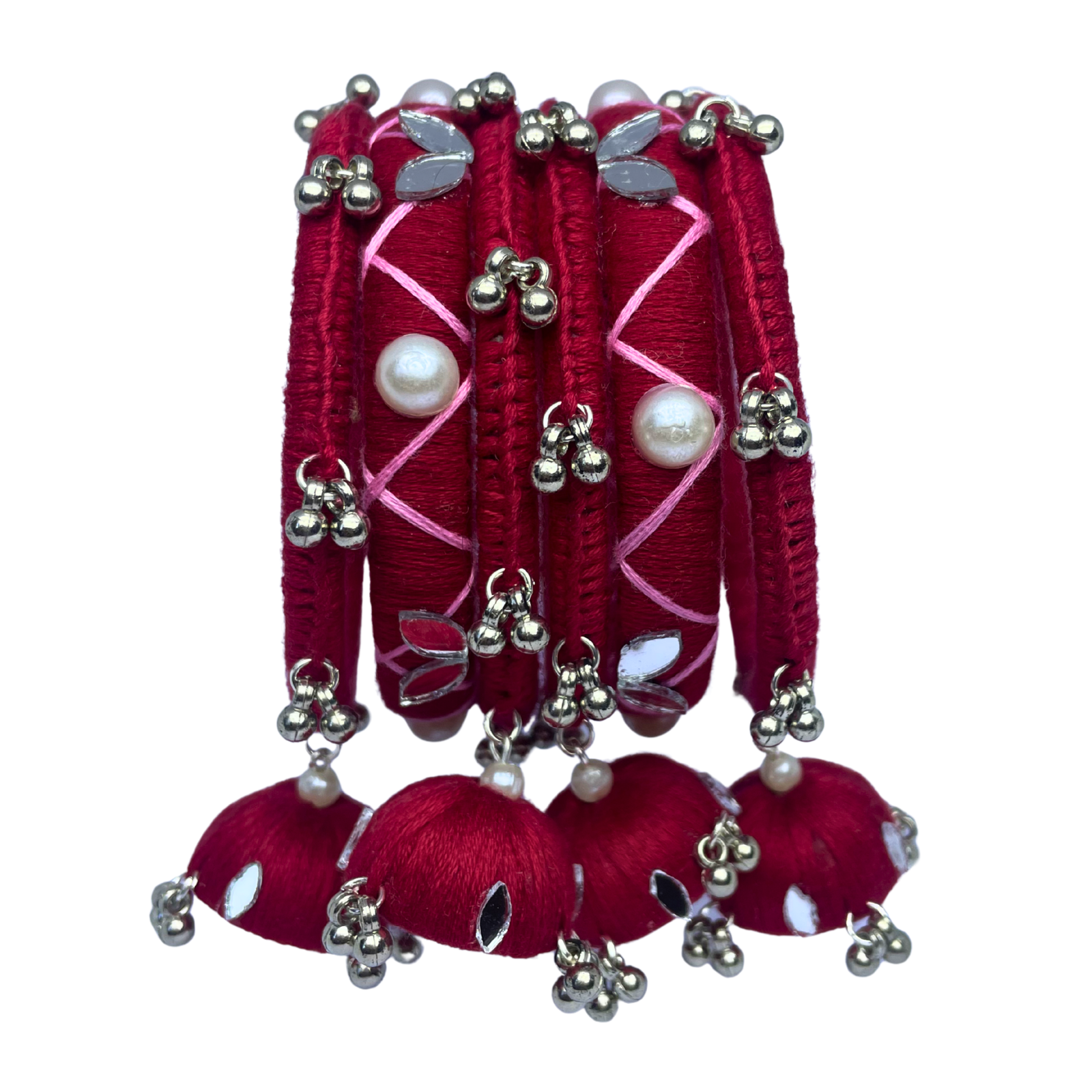 Cotton Thread Bangle Set for Women