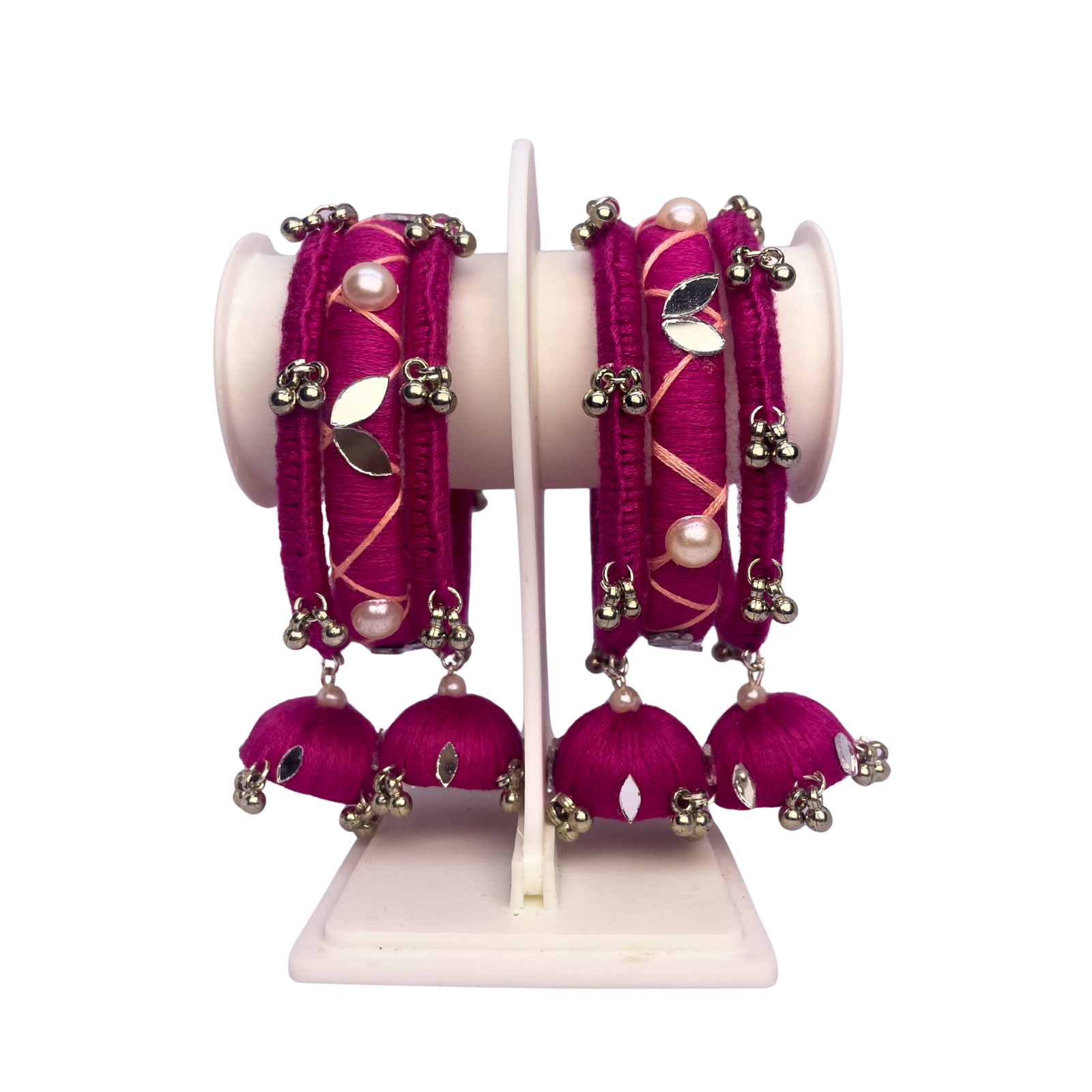 Cotton Thread Bangle Set for Women