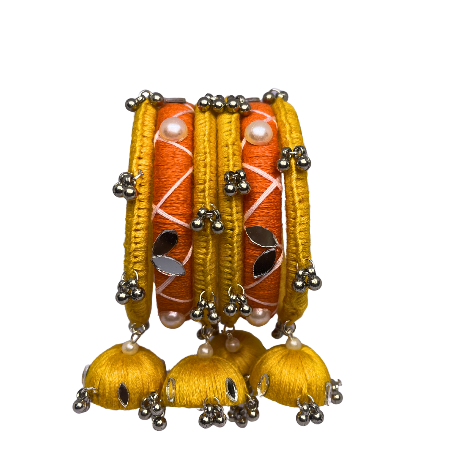 Cotton Thread Bangle Set for Women