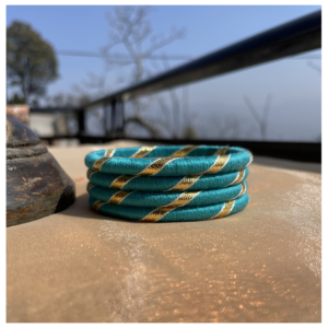 SauGaat Elegant Cotton-Wrapped Bangles
