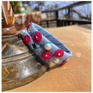 Floral-Mirror Bangles Set