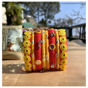 Floral Festive Bangle set