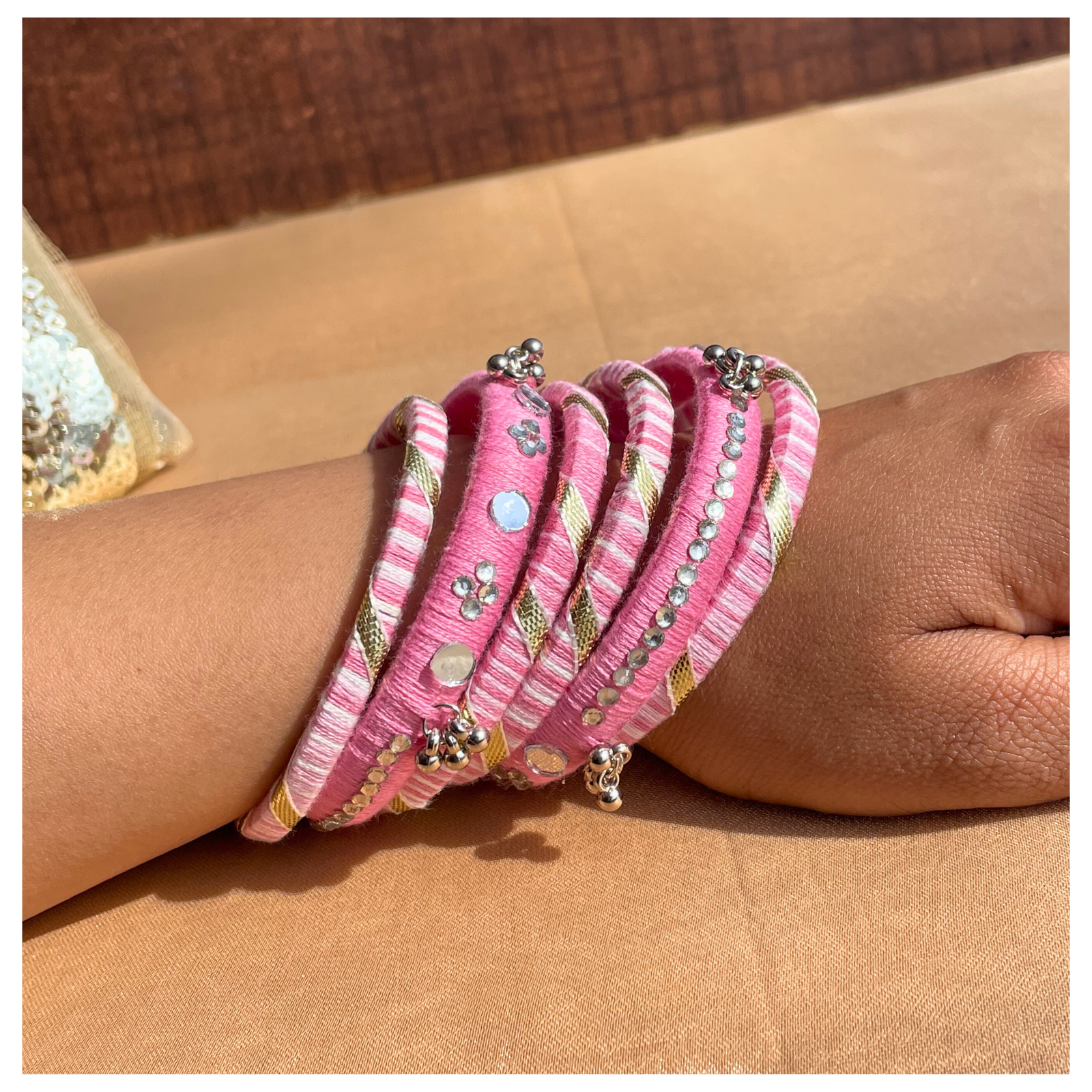 Mirror Charms Bangles