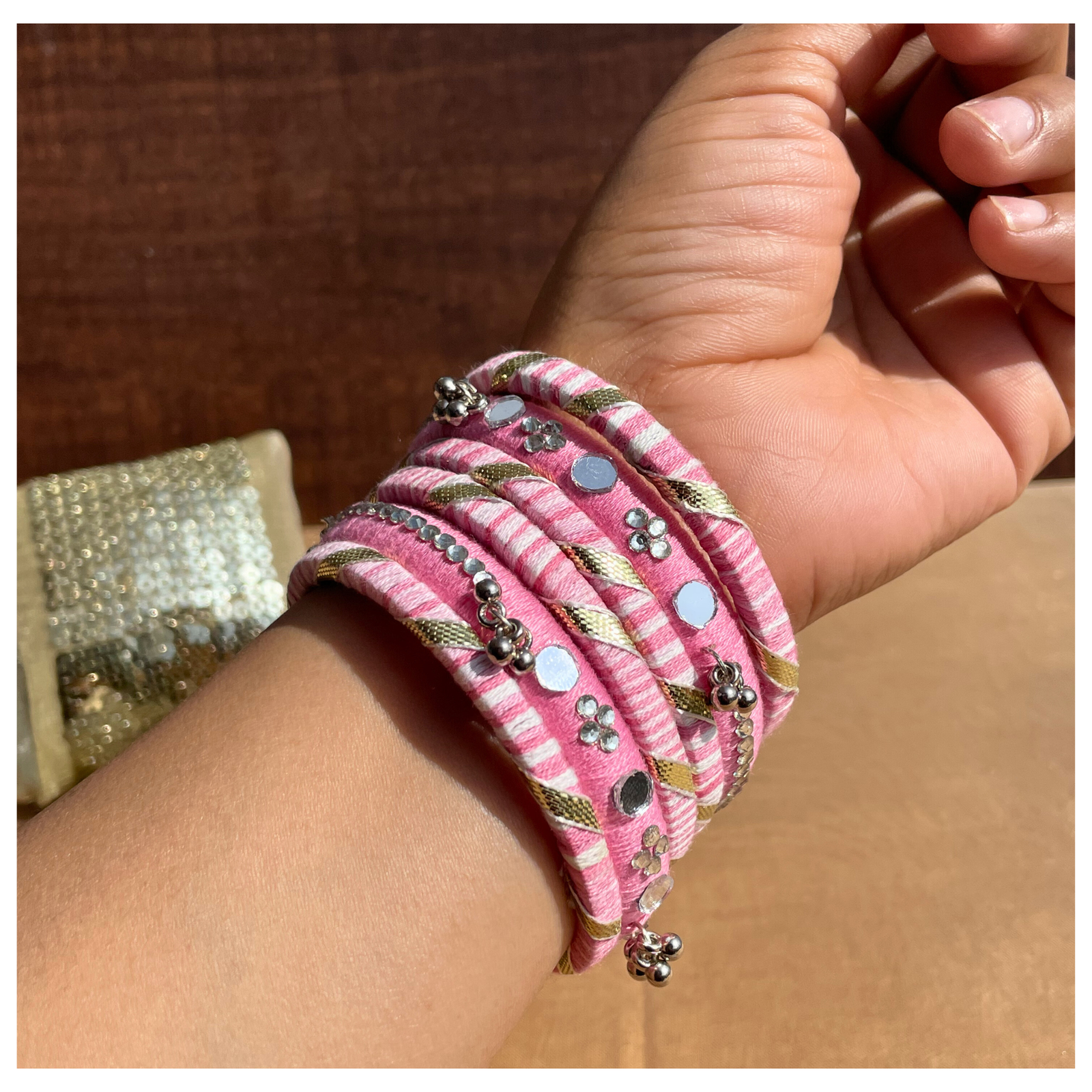 Mirror Charms Bangles