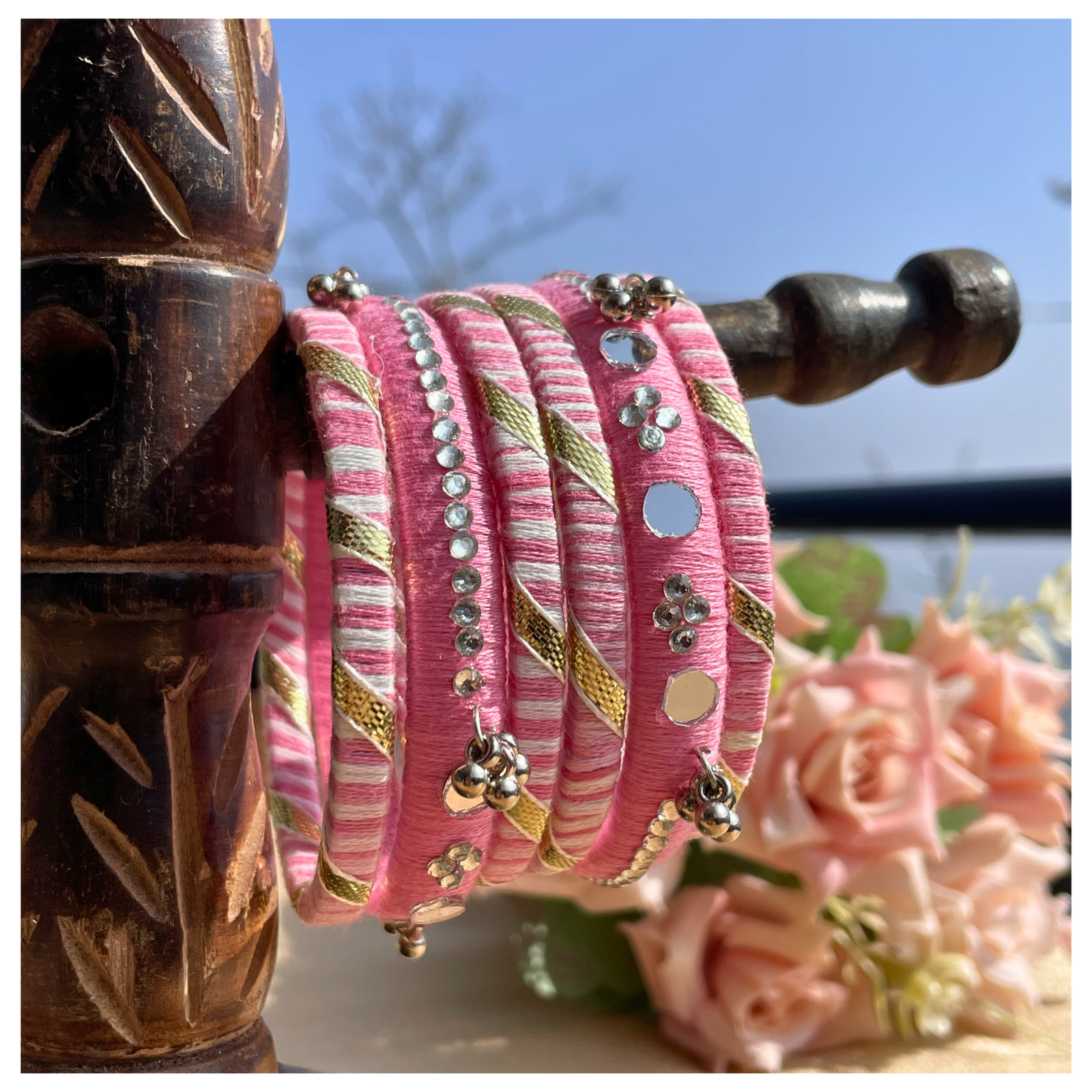 Mirror Charms Bangles