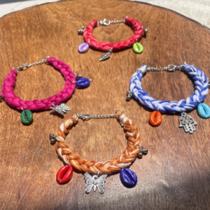 Handcrafted Boho Braided Bracelet Set –of 4