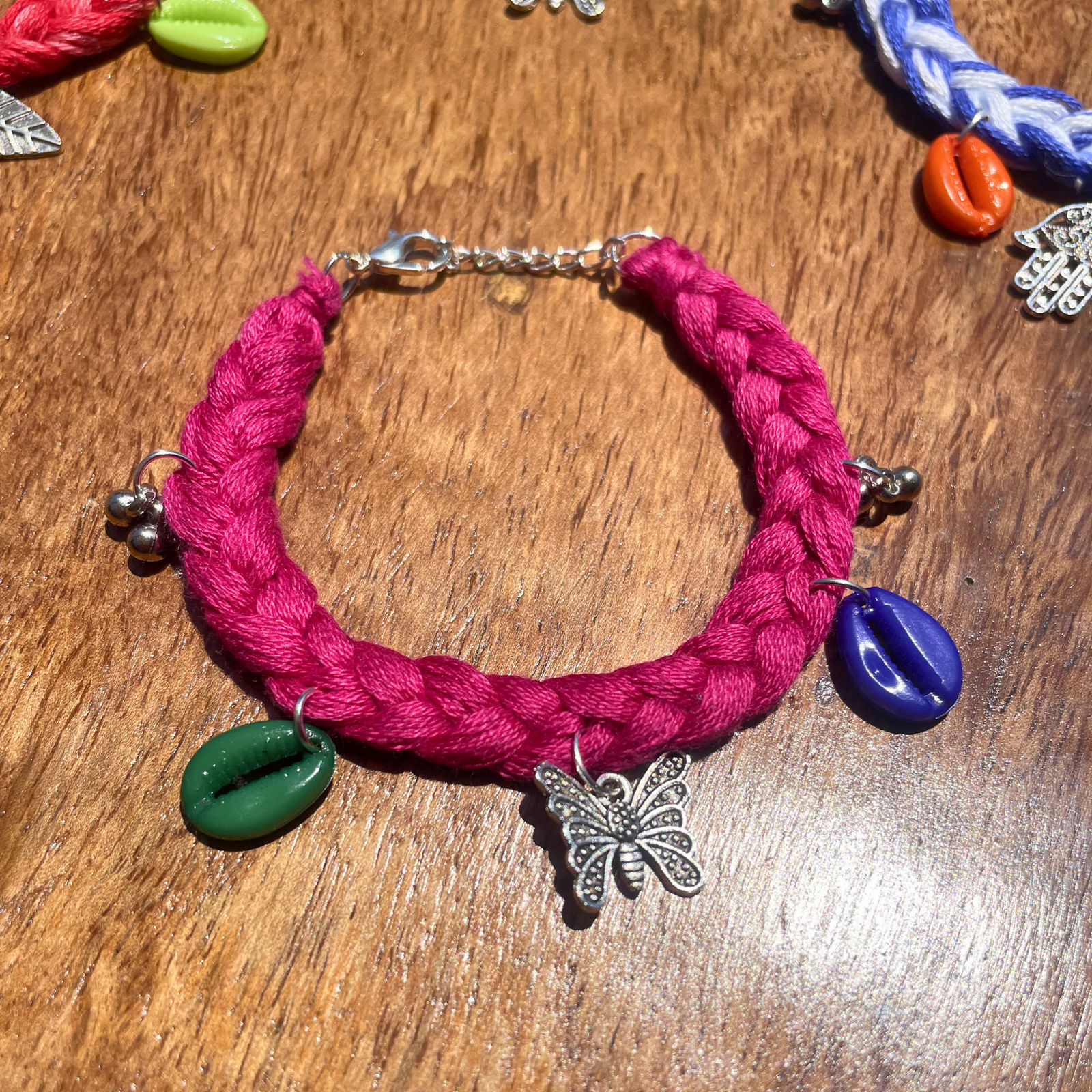 Handcrafted Boho Braided Bracelet Set –of 4