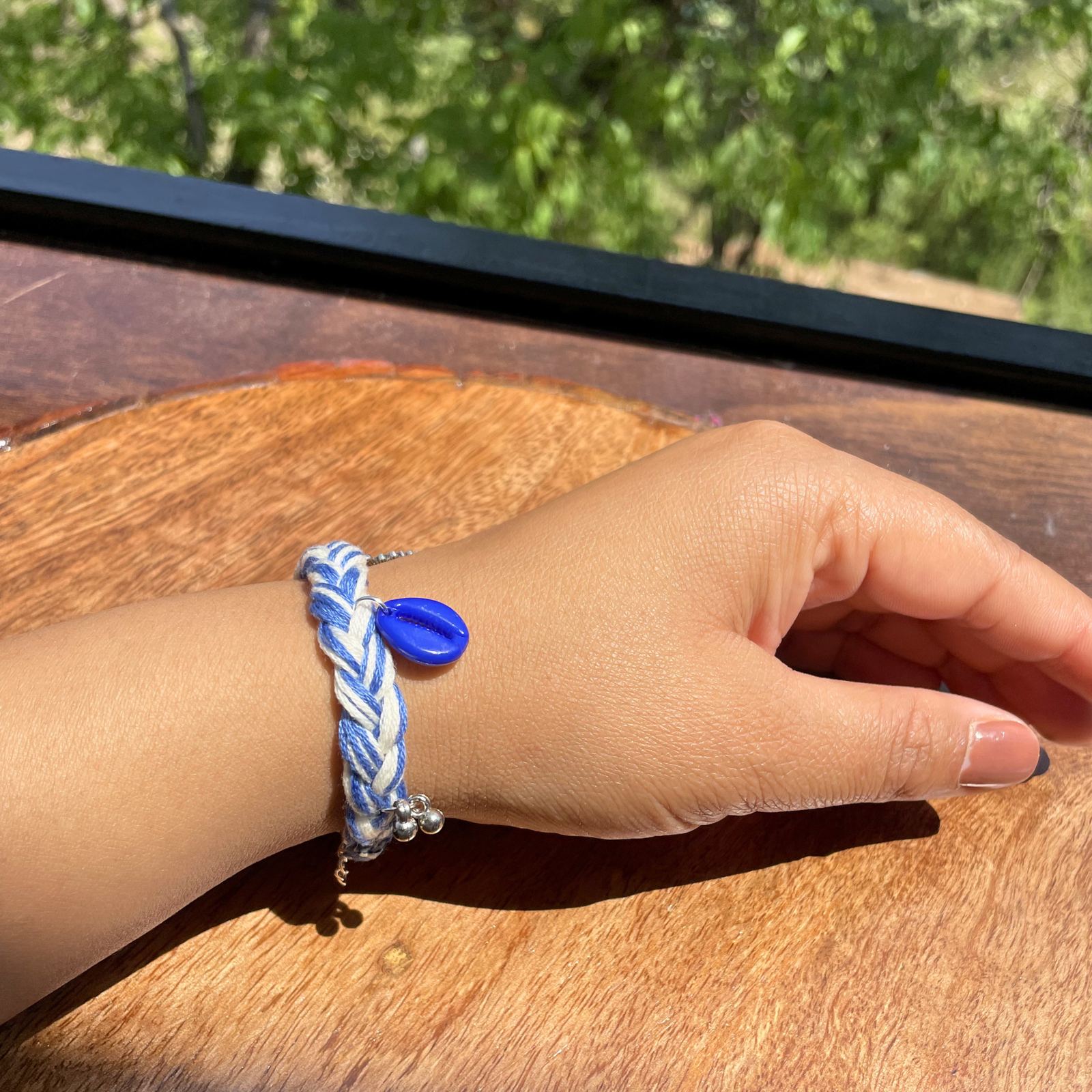 Handcrafted Boho Braided Cotton Thread Bracelets– Set of 4