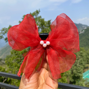Fairy Tale Handmade Organza Bow Hair Clutcher